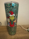 Grinch 24oz Acrylic Snow Globe Cup